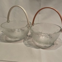 ガラス　ボール　２個セット