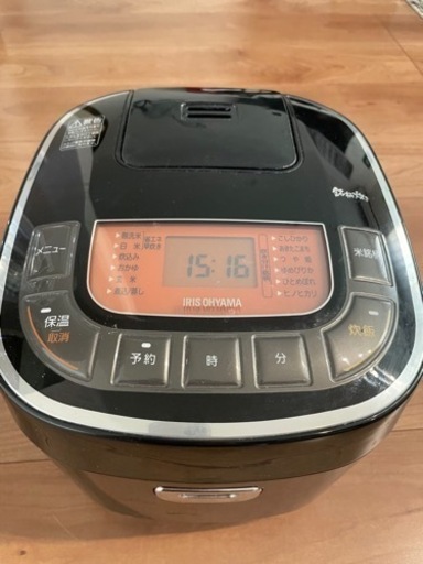 アイリスオーヤマ　炊飯器　2019年　銘柄炊き　ブラック