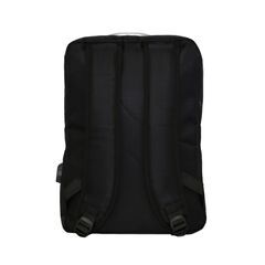 未使用新品 スクエア リュック バックパック 黒 ビジネスリュック PCバック 通勤 通学 2WAY 旅行 軽量 撥水加工 収納袋付き USBポートの画像