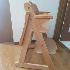 KATOJIの木製ハイチェア テーブル付きの画像