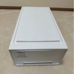 【再値下げ！複数もOK‼︎】収納ケースFitsモノロングホワイト1個