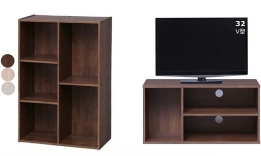 カラーボックス　テレビ台