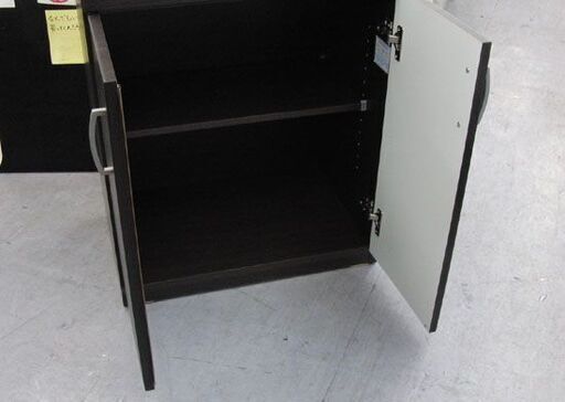 食器棚 約幅60×高さ180cm ダークブラウン COPAIN 60BR-DBR3 ニトリ キッチン収納 2枚扉 茶色 キャビネット 