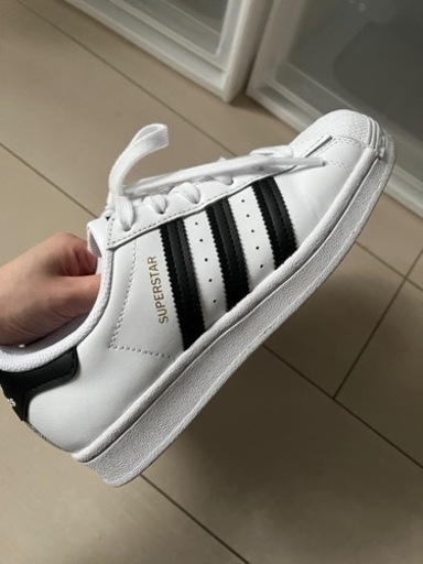 【1回着用】Adidas スパースター　23cm