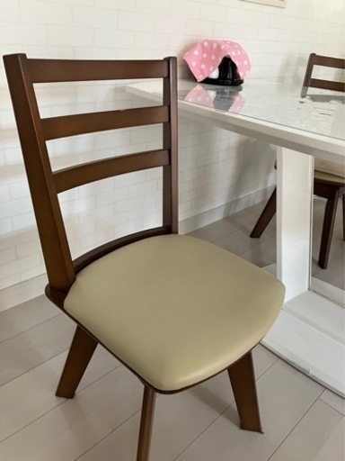 回転式ダイニングチェア　4脚で1万円！売れました！