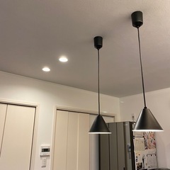 カフェ風　ペンダントライト　ダイニング　2個セットの画像