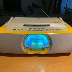 Victor Clavia イエロー ラジカセ　MD CD TA...