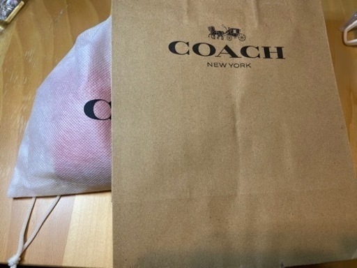 コーチ長財布　レッド　ほぼ未使用