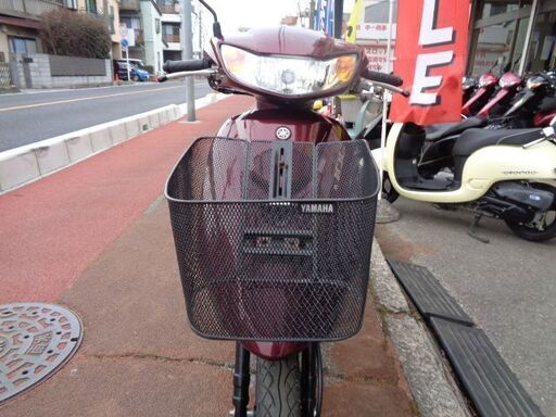 NO.4625 JOG(YA01) 水冷4サイクルFI車 前カゴ付き ワイン NO.4625 JOG(YA01) 水冷4サイクルFI車 前カゴ付き ワイン