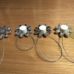 カーテン用フックの画像