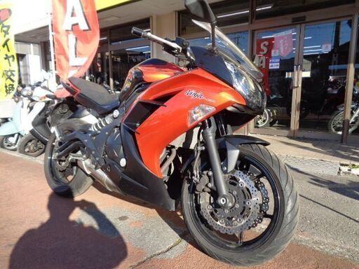 NO.4632　Ｎｉｎｊａ４００（ニンジャ）　水冷４サイクル２気筒エンジン　フューエルインジェクション　オレンジ＆ブラック　☆彡