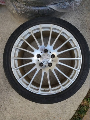 ホイール4本 TWS エクストリート118F モノブロック19インチ×8.0j