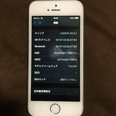 iPhone SE 第1世代　SIMロック解除済み