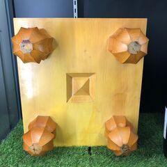 将棋盤 脚付き 布カバー・木製蓋セット  ※駒なしの画像