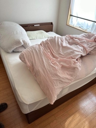 クーインベッド+マットレス