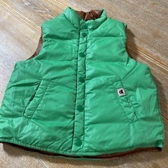 MIKI HOUSE リバーシブルダウンベストの画像