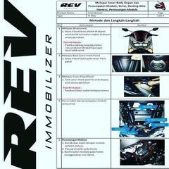 NMAX YZF-R25 MT25◇REV イモビライザー◇新品◇リモコン ウインカーアンサーバック◇取付かんたん カプラーオン タイプ◇の画像