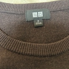 エクストラファインメリノクルーネックセーター　2021年モデル　ユニクロ　UNIQLOの画像