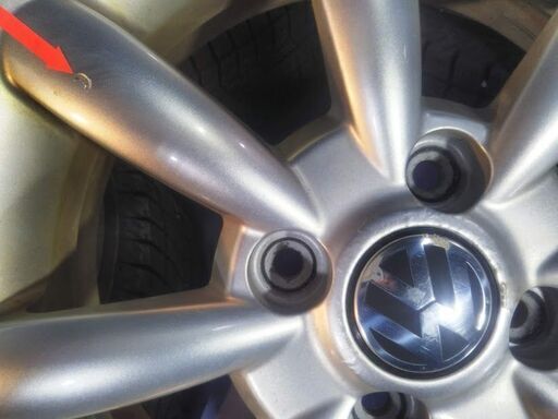 冬 VW ワーゲン UP【富山】アップ VW ワーゲン UP！冬 165/70R14 車検対応 VW正規ディーラー 社外品アルミ 中古