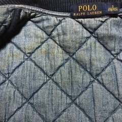 ポロ　ラルフローレン　インディゴキルティングベストの画像