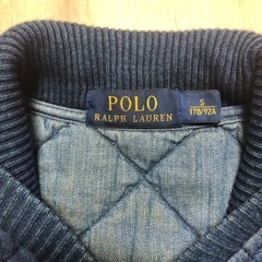 ポロ　ラルフローレン　インディゴキルティングベストの画像