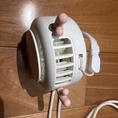 首掛け扇風機の画像