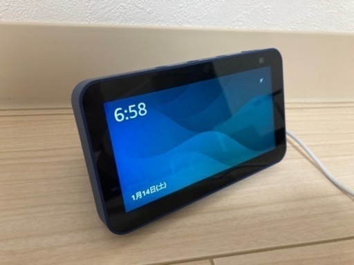 【美品】Echo show 5 スマートスピーカー（青）