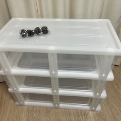 新品 組み立て済 激安 ニトリ 押入れ収納ケース 引越 新生活 近隣配送可 の画像