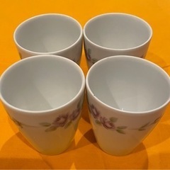 ☆ノリタケ☆Noritake☆湯呑み☆茶器☆4客セット☆磁器☆日本茶☆の画像