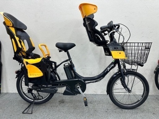 お子様入園準備に　大容量バッテリー　12ah 3人乗り電動自転車　ヤマハパス　バビー　子供シート付き