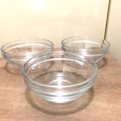 ガラスボウル（3つセット）お取引中