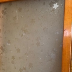 レトロ★さくら柄のガラス建具(2枚ありますの画像