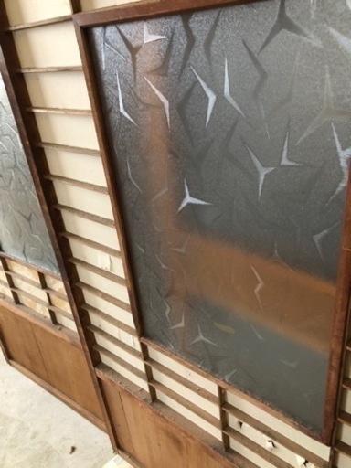 レトロ★ガラス入り障子建具(3枚あります)1枚の値段です