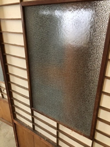 レトロ★ガラス入り障子建具(3枚あります)1枚の値段です