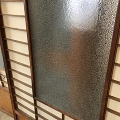 レトロ★ガラス入り障子建具(3枚あります)1枚の値段ですの画像