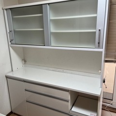 ニトリ　ワイド食器棚レジューム