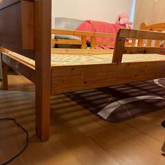 二段ベットの上のみの画像