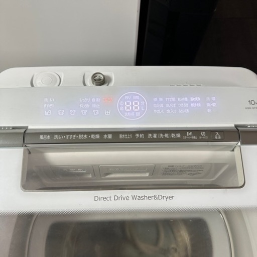 2018 AQUA 電気洗濯乾燥機　10kg 2018 AQUA 電気洗濯乾燥機 10kg