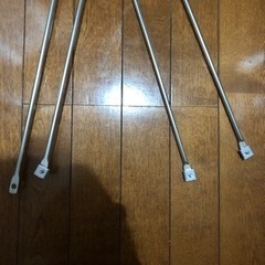無印良品 ステンレスユニットシェルフ ステンレスクロスバー 2本の画像