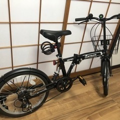 折りたたみ自転車　（新品同様3回使用）早い者勝ちです