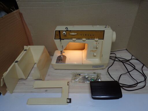 通電確認済み　SINGER MonAmi DELUXE 385 シンガーミシン