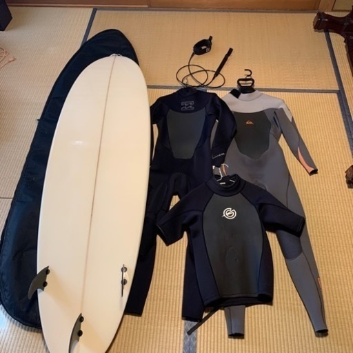 サーフィン用セット　中古　169〜174センチ前後70〜75キロ前後