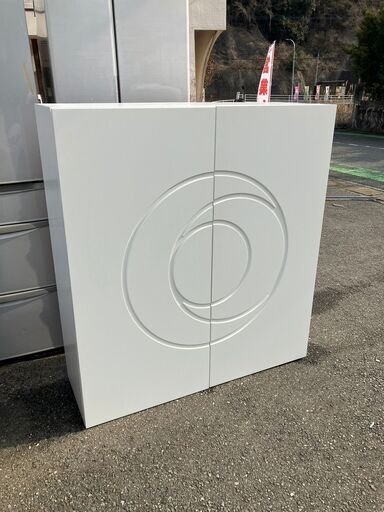 【配送無料】オシャレで高級感のあるホワイト チェスト【福岡市限定】