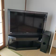 SONY液晶デジタルテレビとSONYステレオセット