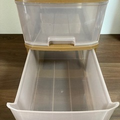ウッドトップチェスト 3段の画像