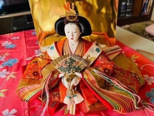 雛飾り　十番親王飾　豪華本格造り(内蔵オルゴール付)
