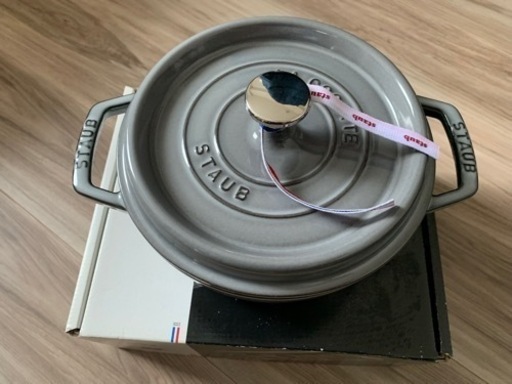 STAUB（ストウブ）ピコ・ココット　ラウンドグレー　20cm
