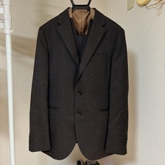 【ほぼ新品】洋服の青山　パーティ用お洒落スーツ　A6サイズ