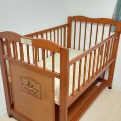 【決まりました】ベビーベッド（一部破損あり）