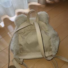 ピンクラテ　もふもふ　リュックの画像
